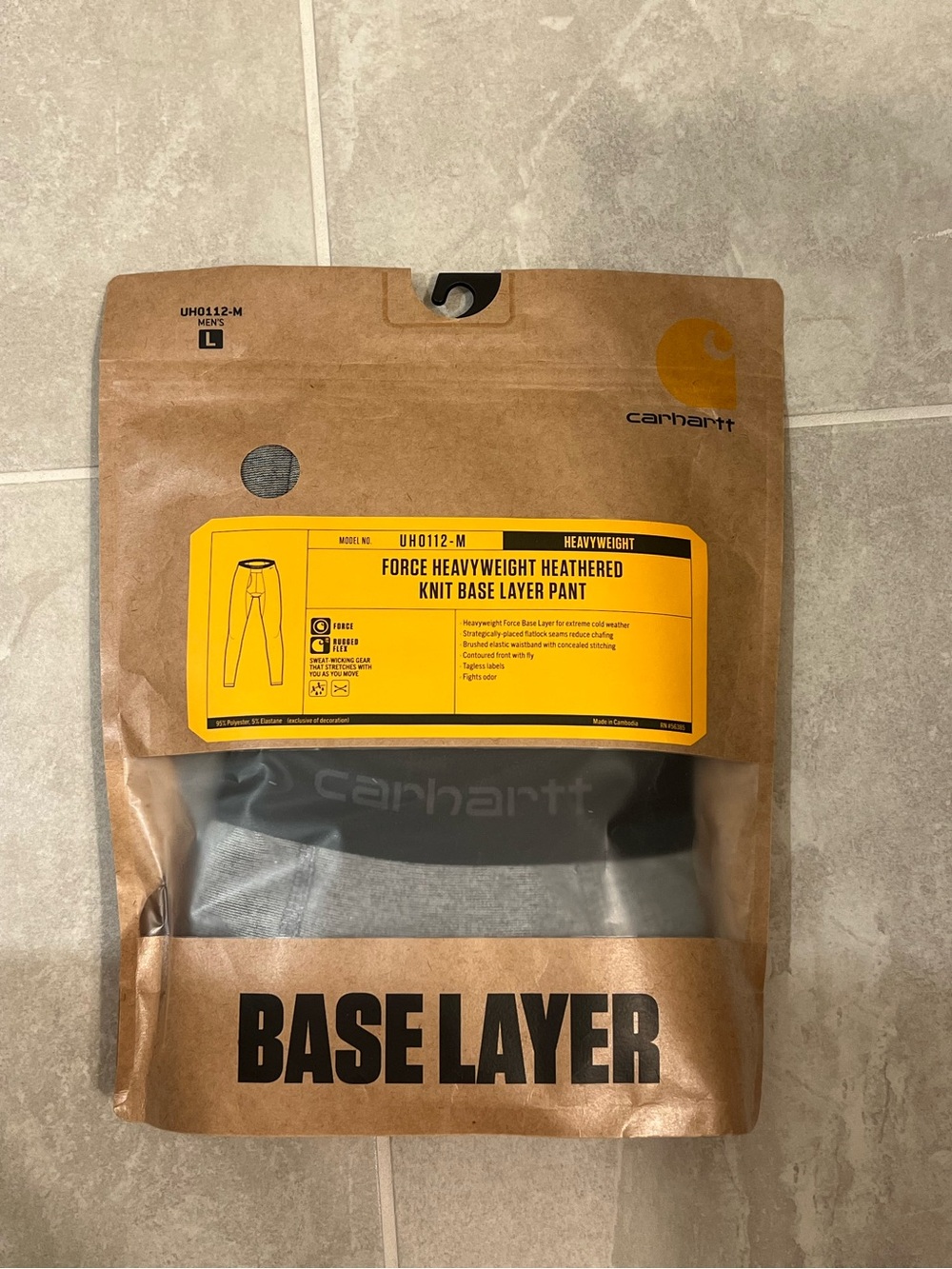 NWT Men’s Carhartt Base Layer Pant